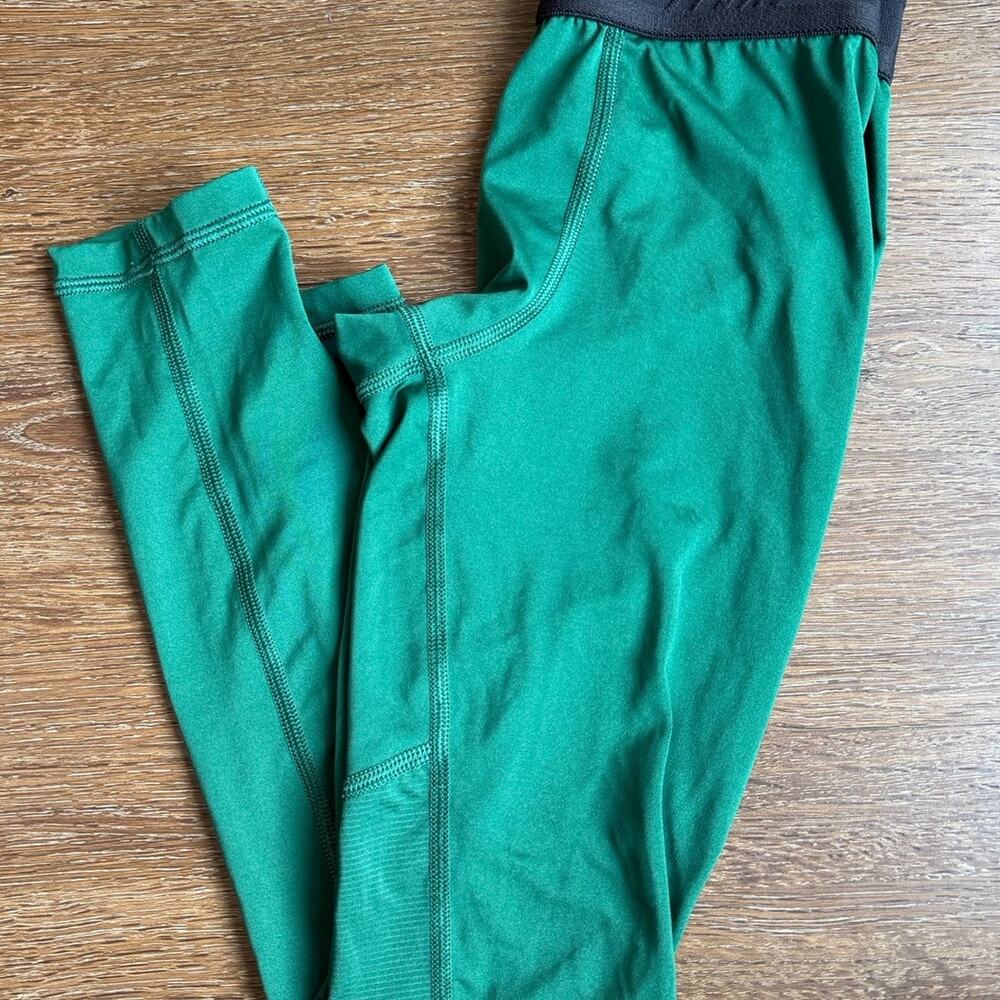 DSG Dicks Sporting Goods Boys Leggings Green Sz Youth M